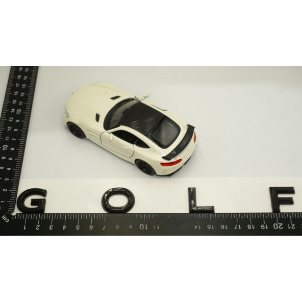 Volkswagen Golf Bagaj 3M 3D Yeni Nesil Siyah ABS Yazı Logo Amblem