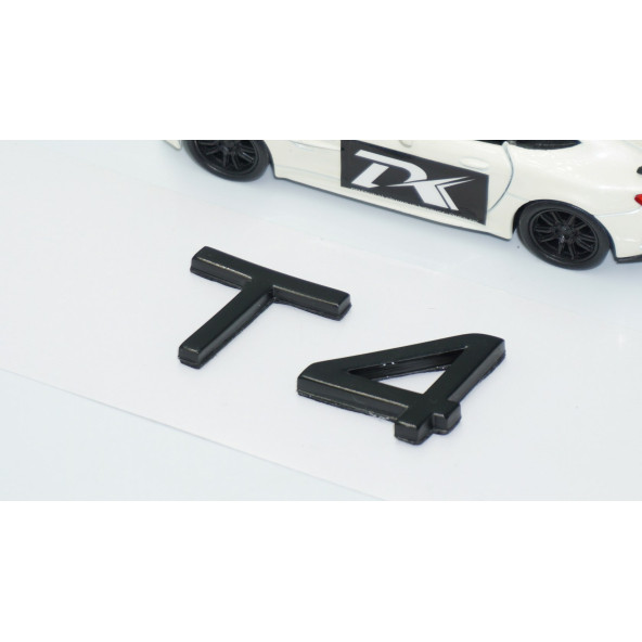 DK Tuning T4 Siyah ABS 3M 3D Bagaj Yazı Logo Volvo İle Uyumlu - 3