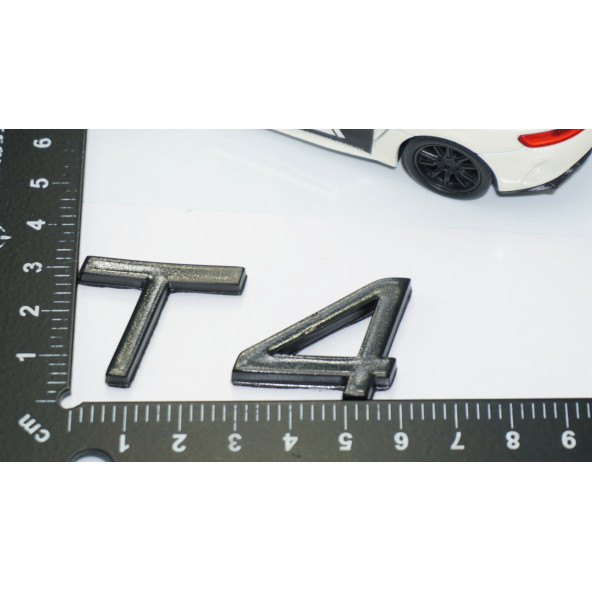 DK Tuning T4 Siyah ABS 3M 3D Bagaj Yazı Logo Volvo İle Uyumlu - 4