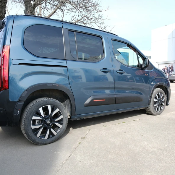 Citroen Berlingo 2019- Yılı ve Sonrası Uyumlu Çamurluk Dodik 8 Parça - Resim 8