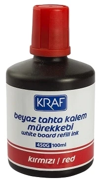 Supertrend Beyaz Tahta Kalemi Mürekkebi 100 ml. KIRMIZI ürün görseli 1