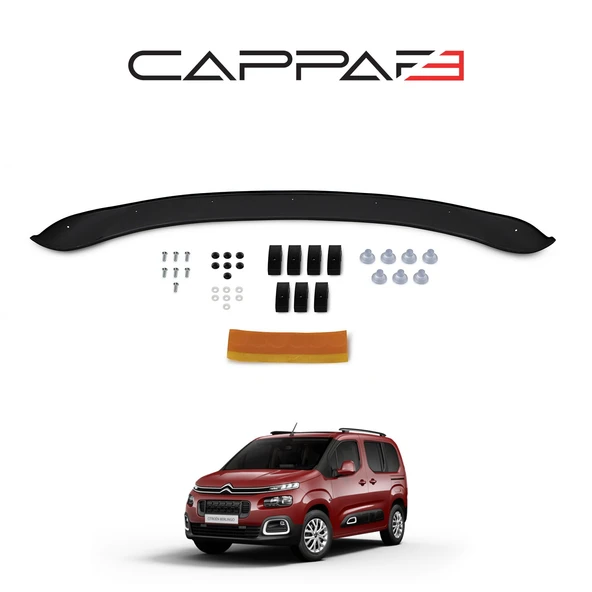 Citroen Berlingo 2019- Yılı ve Sonrası Uyumlu Kaput Rüzgarlığı 3mm - Resim 4