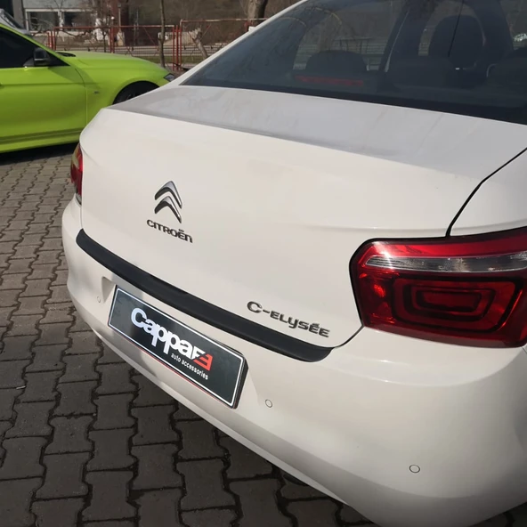 Citreon C-Elysee 2013- Yılı ve Sonrası Uyumlu Arka Tampon Eşiği Mat - Resim 7