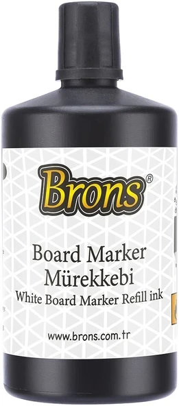 Supertrend Beyaz Tahta Kalemi Mürekkebi 250 cc. Siyah ürün görseli 1