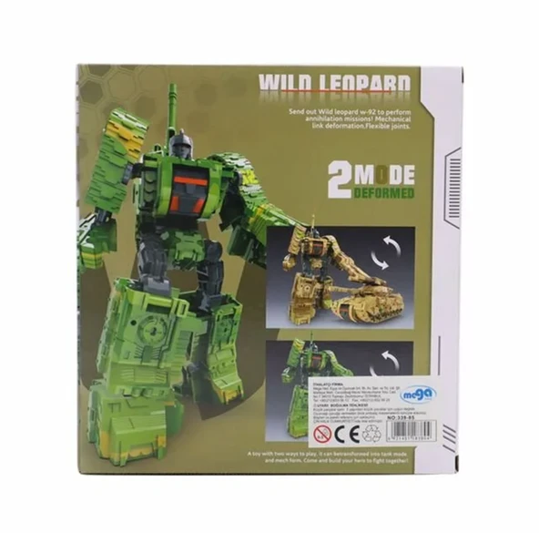 Savaş Tankına Dönüşen Kahverengi Robot - Resim 2