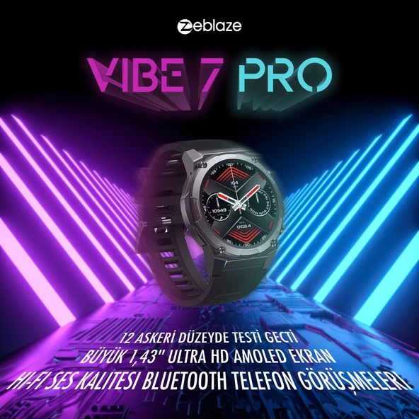 ZeBlaze Vibe 7 Pro Black - 6