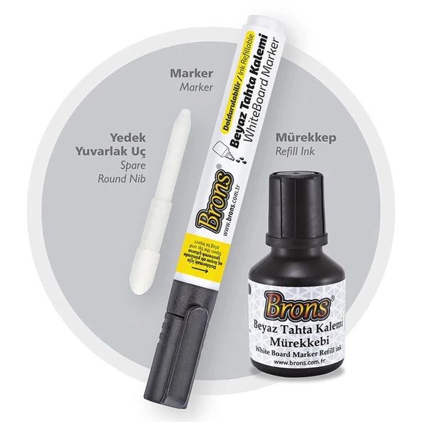 Supertrend Doldurulabilir Tahta Kalemi Seti Siyah (Kalem + Mürekkep + Yedek Uç) ürün görseli 1