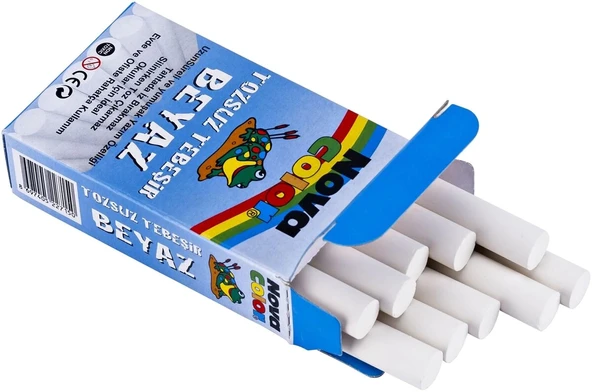 Supertrend Tozsuz Tebeşir Beyaz 10'lu ürün görseli 1