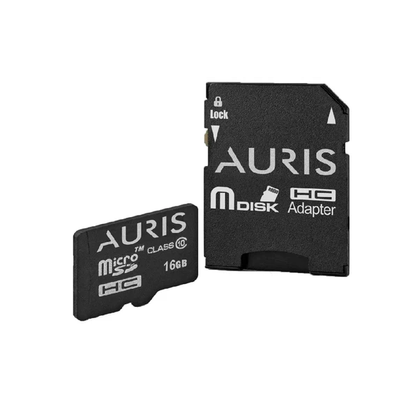 Auris TF01 Micro SD 16GB 4K Ultra HD Adaptörlü Hafıza Kartı - 1