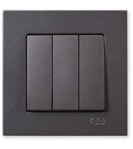 GÜNSAN EQONA M. FÜME ÜÇLÜ ANAHTAR (MKZ) ürün görseli 1