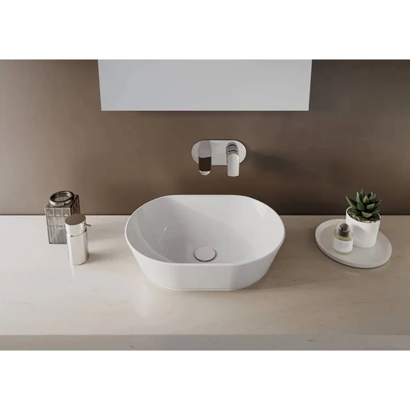 VitrA Geo Oval Çanak Lavabo 55 cm - 4