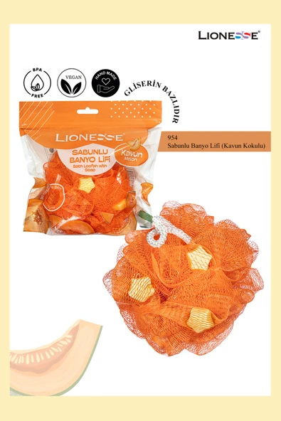 Tarko Lionesse 954 Sabunlu Banyo Lifi Kavun Kokulu , Seyahat Boy, Bpa Free , Yumuşak Doku - 1