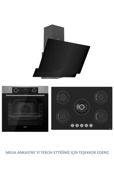 Ferre FRYART MEGA SERİSİ ANKASTRE SET ( XE63MI + RS035 + D063 ) ürün görseli