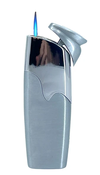 Metal Jet Alev Çakmak - Mat Gümüş Renk 2900 - Resim 3