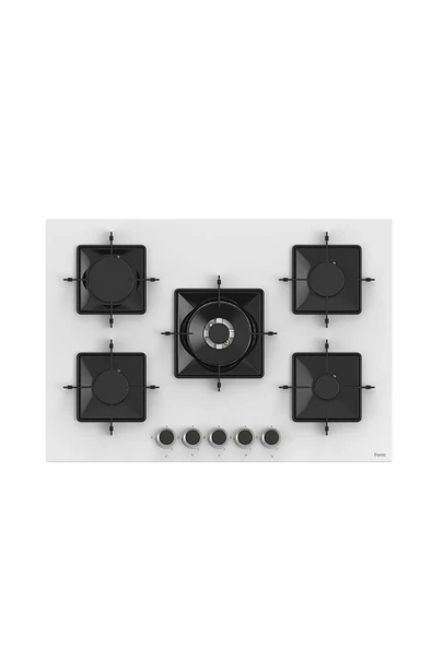 Ferre Flowart SS Serisi beyaz ankastre set (d078+ss036+qms63cb) - 2