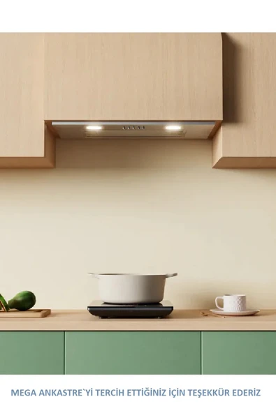 Ferre BEYAZ 52 CM TAM ANKASTRE ASPİRATÖR MEGA ANKASTRE SERİSİ(D051) - Resim 2