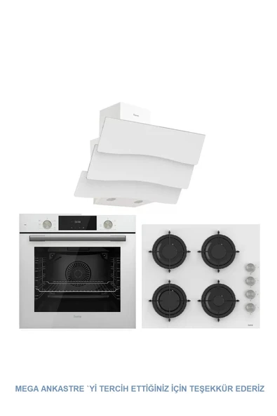 Ferre Executi?ve Seri?si? Mega Ankastre Set(qms63cb-cs206-bspr600) ürün görseli