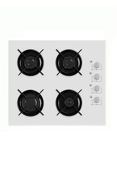 Ferre FLOWART SERİSİ BEYAZ ANKASTRE SET (QMS63CB.-2140B.-D078.-) - Resim 3