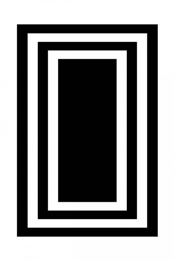 elleser Dekoratif Yıkanabilir Kaymaz Tabanlı Salon Halısı - 2