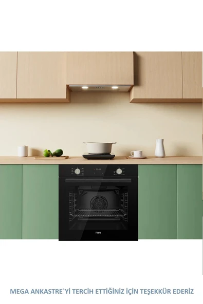 Ferre GLİNE SERİSİ GÖMME ASPİRAÖR MEGA ANKASTRE SET(D050+1140+QMS63CS) - Resim 2