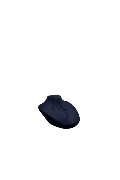 Yerde Model Sardunya Kumaş Lacivert Renk Boy 19 cm En 16 cm Kolye Takı Mankeni - 4