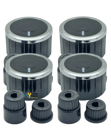 Ventino Düğme 4 lü Takımı Ankastre Set Üstü Ocak Düğmesi ürün görseli