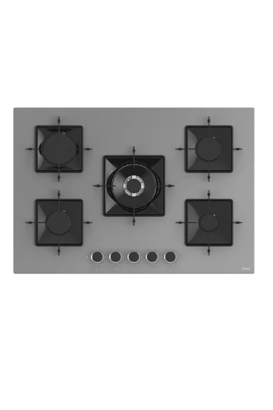 Ferre Flowart SS Serisi gri ankastre set (d079+ss038+qms63cpr) - 2
