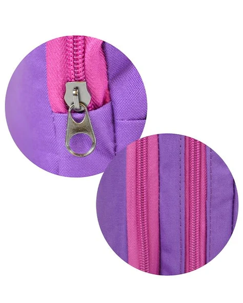 Tebag İki Gözlü Mor Kalem Çantası - Resim 3