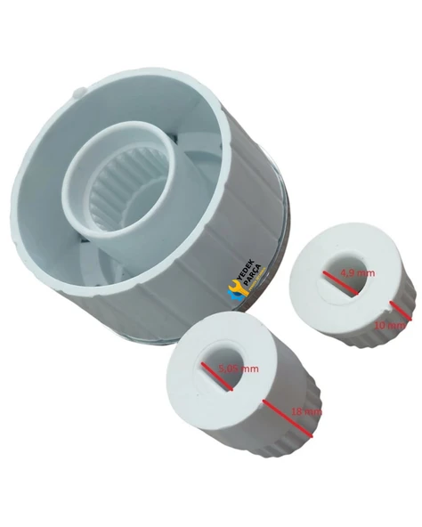 Simton Düğme 4 lü Takımı Ankastre Set Üstü Ocak Düğmesi - Resim 3