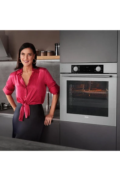 Ferre Fryart Hava Fritözü Fonksiyonlu Ankastre Set - Inox - Resim 5