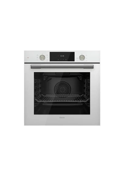 Ferre FLOWART SERİSİ BEYAZ ANKASTRE SET (QMS63CB.-2140B.-D078.-) - Resim 2