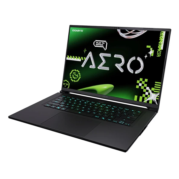 GIGABYTE AERO X16 1VH93TRC94AH 16" 165Hz QHD AMD Ryzen AI 7 350 RTX 5060 8G GDDR7 16GB DDR5 1TB  Ssd Win11 Home Gaming Notebook - Resim 3