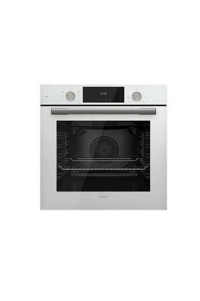 Ferre Flowart iconic Serisi Beyaz  ANKASTRE Set - Resim 2