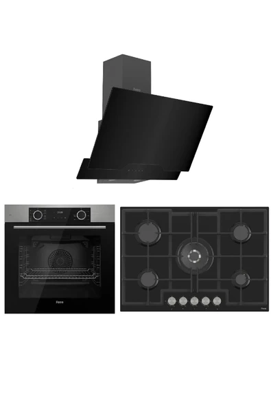 Ferre FRYART HAVA FRİTOZÜ SİYAH ANKASTRE SET (XE63MI+ED035+D063) ürün görseli