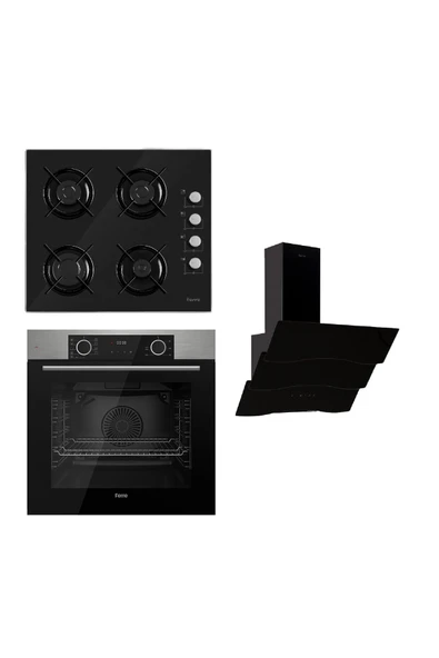 Ferre Fryart Cs Serisi Siyah Set (2140 Ce Siyah + Xe63mı +d023 ) - 1