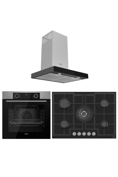 Ferre Fryart Serisi Mega Ankastre Set (xe63mi/ed035/d100) ürün görseli