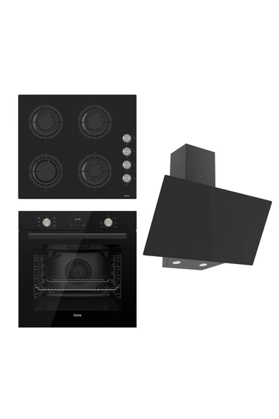 Ferre Flowart Serisi Siyah Set (cs205 + Qms63cs +d077 ) - 1