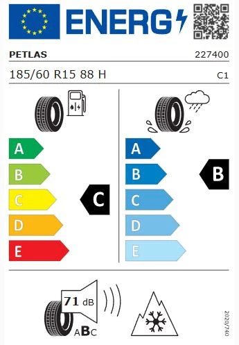 Petlas Snowmaster 2 185/60 R15 88H Reinf. Kış Lastiği - 2025 - Resim 2