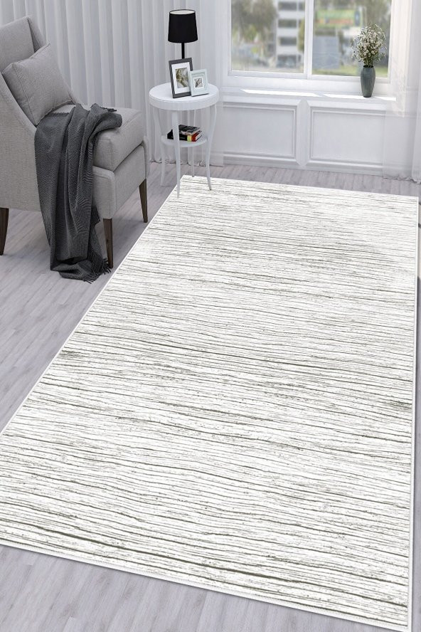 elleser Dekoratif Yıkanabilir Kaymaz Tabanlı Salon Halısı