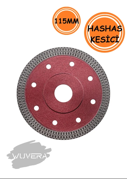 Wuvera 115 mm Seramik Mermer Fayans Kesici – İnce ve Pürüzsüz Kesim Diski ürün görseli 1