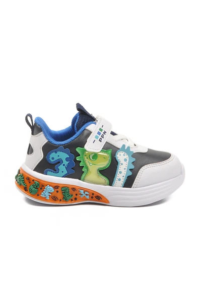 Pepino Lacivert Cırtlı Hafif Esnek Bebek Spor Ayakkabı 2065 B