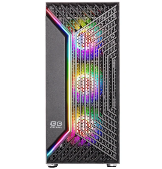 Green Griffin G3 Plus ARGB Gaming Bilgisayar Kasası 600W 80+ Bronze PSU Dahil - 3