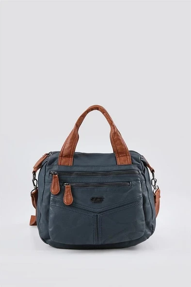 Sevva Mavi Cilt Omuz Çantası ürün görseli 1