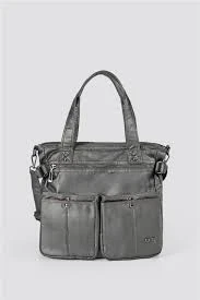 Opey Gri Cilt Omuz Çantası ürün görseli 1