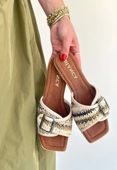 Revin Bej Cilt Terlik ürün görseli