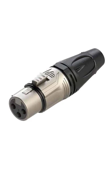 Roxtone RX-J503 Dişi 3 Pinli Kaliteli XLR Konnektör ürün görseli