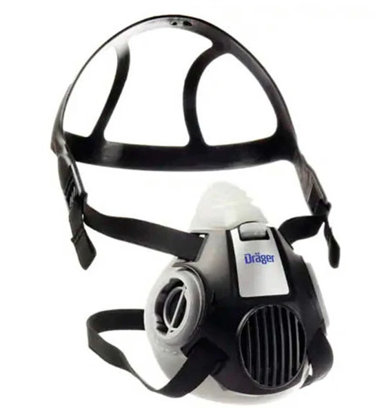 Drager X-Plore 3300 Yarım Yüz Gaz Maskesi + Abek1 A1B1E1K1 Filtre Set - 2