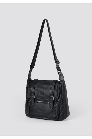 Liye Siyah Cilt Omuz Çantası ürün görseli 1