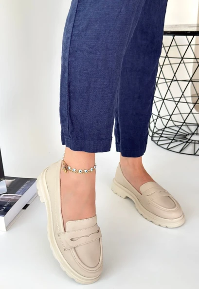 Narli Bej Cilt Oxford Ayakkabı - Resim 3