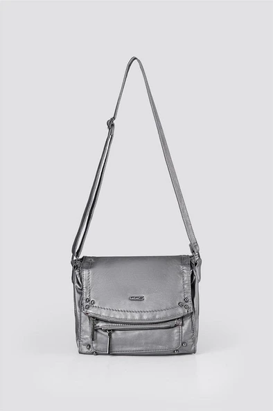 Witer Gri Cilt Omuz Çantası ürün görseli 1